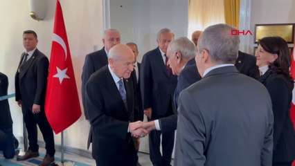 MHP Genel Başkanı Bahçeli, DEM Parti heyetini kabul etti