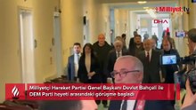 Gözler TBMM'de! Bahçeli ile DEM Parti heyeti görüşmesi başladı