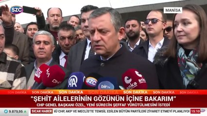 Özel: Süreç şeffaflıkla yürütülsün, hiçbir aktör dışlanmasın