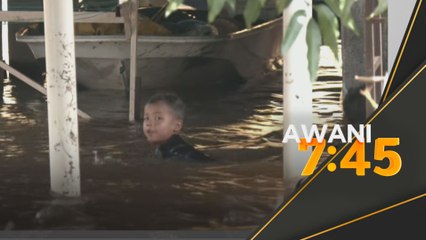 Paras air beberapa sungai utama meningkat