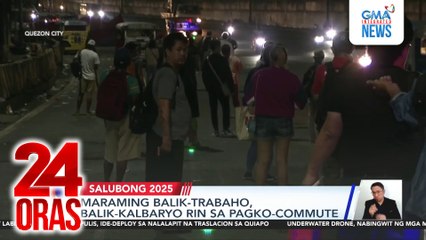 Maraming balik-trabaho, balik-kalbaryo rin sa pagko-commute | 24 Oras