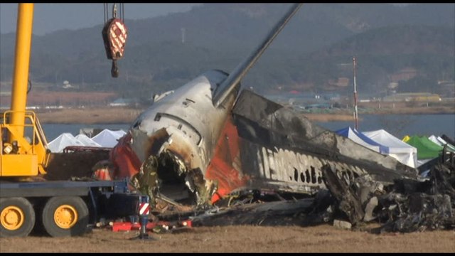 Proseguono le indagini per il disastro aereo in Corea del sud