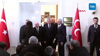 MHP Genel Başkanı Bahçeli ile DEM Parti heyeti arasındaki görüşme sona erdi