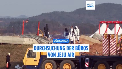 Flugzeugunglück in Südkorea: Razzia bei Jeju Air