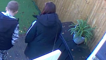 Man's first step on the decking leads to an unexpected tumble