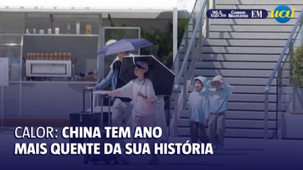 Ano de 2024 foi o mais quente registrado na China