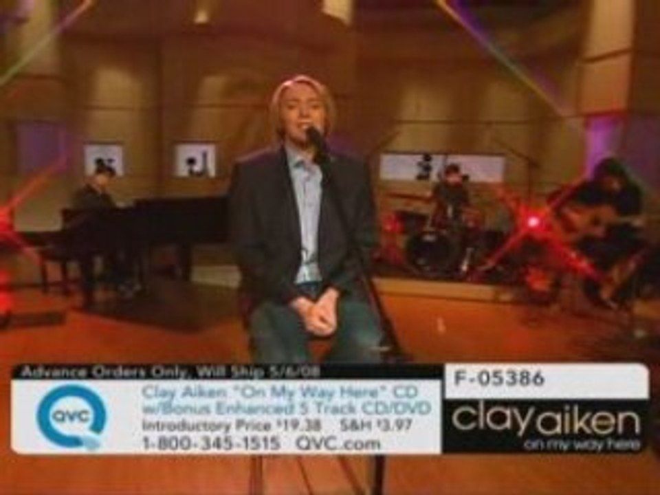Clay Aiken on QVC "Something About Us"