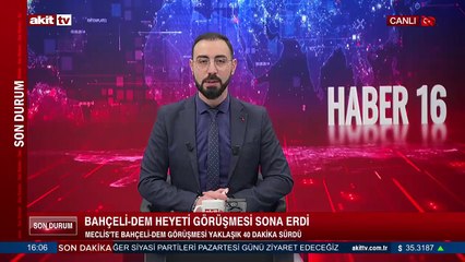 Bahçeli - DEM heyeti görüşmesi sona erdi