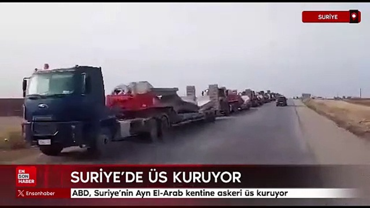 ABD, Suriye'nin Ayn El-Arab kentine askeri üs kuruyor