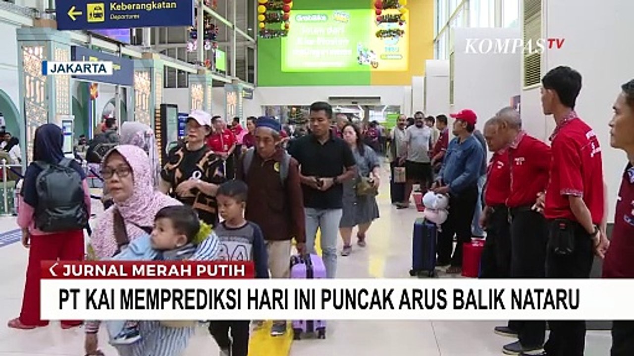 Prediksi Puncak Arus Balik Nataru Hari Ini, Begini Keterangan Humas KAI Daop 1 Jakarta
