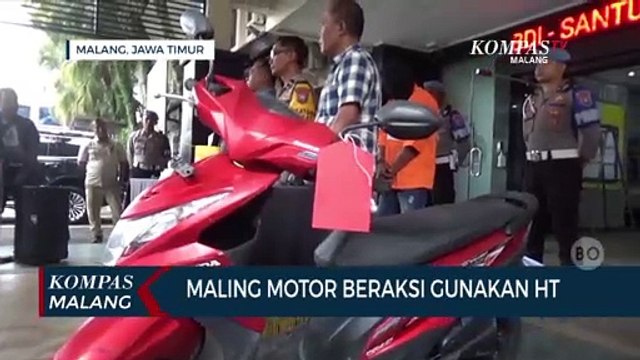 Polisi Tangkap Maling Motor, Pelaku Gunakan HT Saat Beraksi