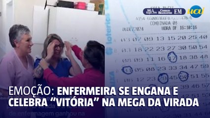 Mulher se confunde e comemora 'vitória' na mega da virada