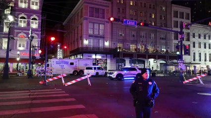 Videos del atentado terrorista en Nueva Orleans