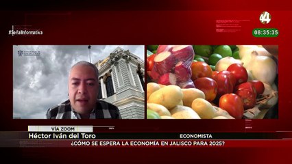 ¿Cómo se espera la economía en Jalisco para 2025? Héctor Iván del Toro nos explica