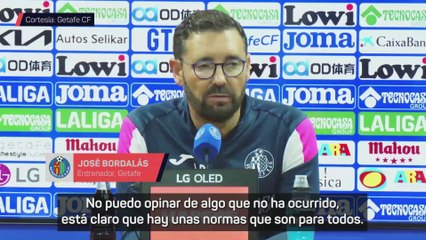 La opinión de Bordalás sobre el caso Olmo