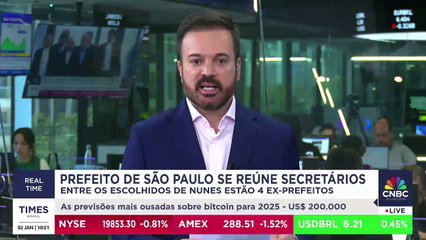 Ricardo Nunes faz primeira reunião com novo time de secretariado após posse como prefeito de SP