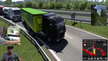 How to drive in Euro Truck Simulator 2  with Thrustmaster T80 488 GTB Edition