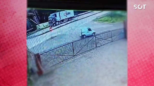 Câmeras captam grave acidente que vitimou um jovem de 19 anos na BR-163 em Capitão Leônidas Marques