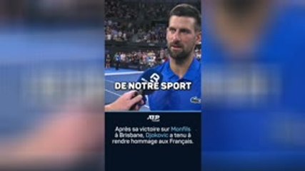Brisbane - Djokovic rend hommage à Monfils : "C'est l'un des meilleurs"