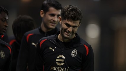 Juve-Milan: l'allenamento della vigilia