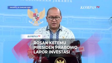 Menteri Investasi dan Hilirisasi Rosan Roeslani Ketemu Presiden Prabowo Laporkan Hal Ini