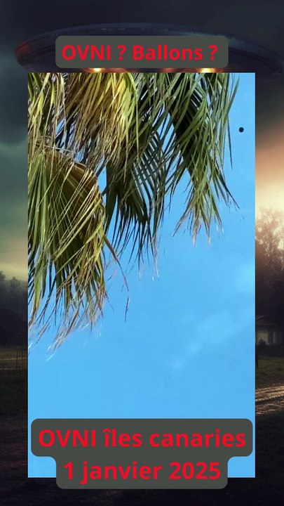 OVNI dans le ciel des îles Canaries 1 janvier 2025 #alien #ovni #ufo #paranormal #mystery
