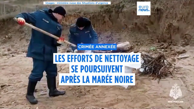 Marée noire en Russie : le volume de sols pollués pourrait atteindre 200 000 tonnes
