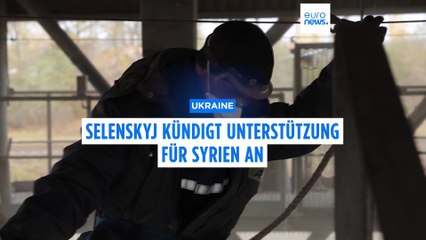 Ukraine wird Syrien weiter mit humanitärer Hilfe unterstützen
