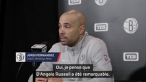 Nets - Fernández sur la première de Russell : 