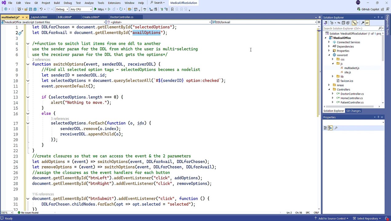 F24_PROG1322_05.3_Step 6 - Many to Many List Boxes - Part 3