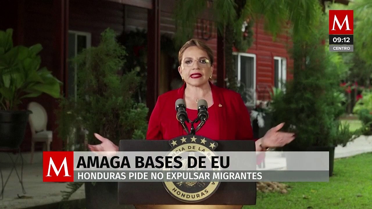 Honduras expulsará bases de EU en caso de deportaciones masivas