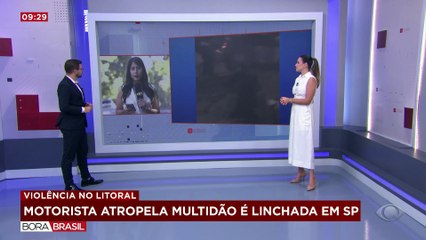 Motorista atropela multidão e é linchada no litoral de SP