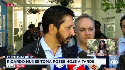 Nunes toma posse para 2º mandato como prefeito de SP nesta quarta (1º)