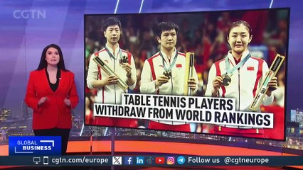 Chinese Table Tennis Stars Withdraw from World Rankings