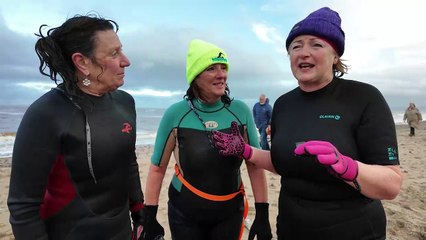 Fleetwood New Years Day dip