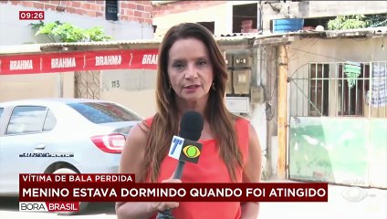 ES: criança atingida por tiro enquanto dormia tem bala alojada na costela