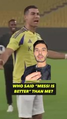 Cristiano Ronaldo Imitates Messi in Hilarious Style! 😅