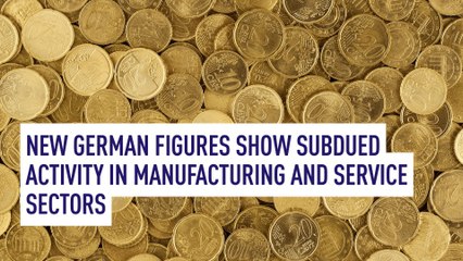 New German figures show subdued activity in manufacturing and service sectors