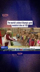 The world’s oldest Olympic gold medalist dies at 103