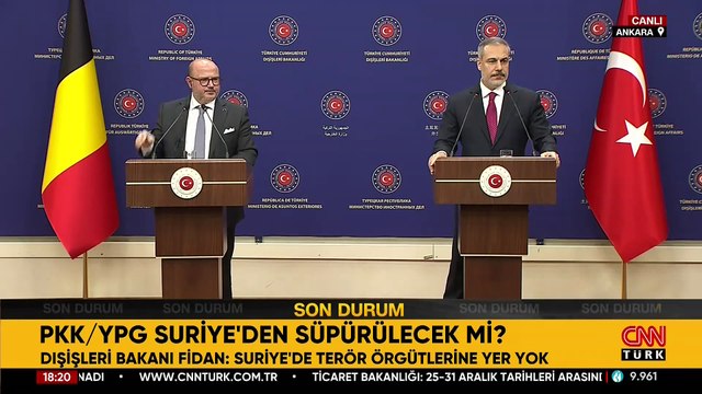 SON DAKİKA HABERİ: Dışişleri Bakanı Hakan Fidan'dan net mesaj: Suriye'de terör örgütlerine yer yok