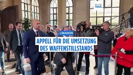 Frankreich und Libanon beraten über fragilen Waffenstillstand zwischen Israel und Hisbollah