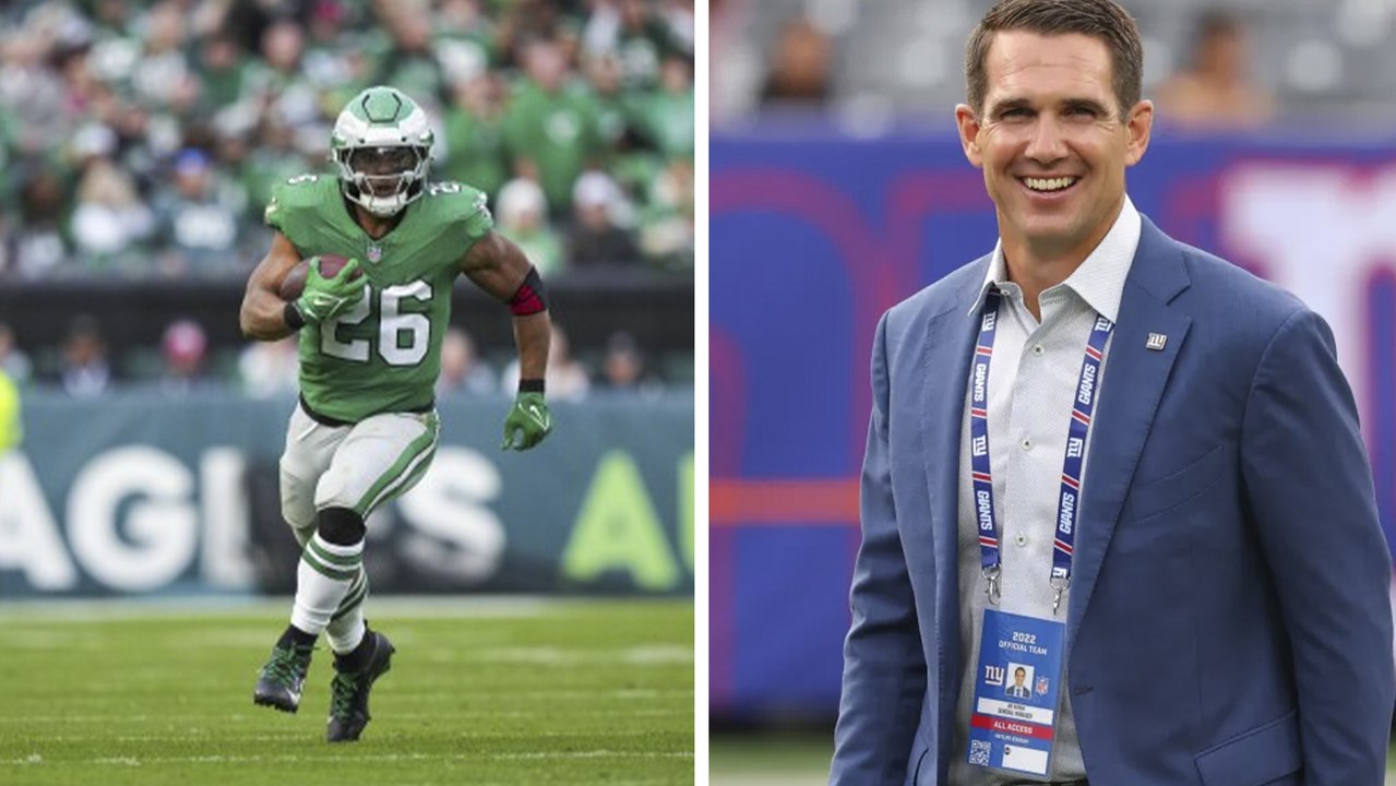 NFL: Saquon Barkley, de Philapelphia Eagles, trolea al GM de los Giants, Joe Schoen, en nuevo comercial