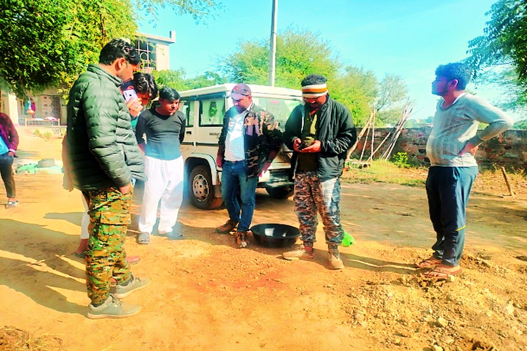 अब रैणी के करणपुरा गांव में घुसा टाइगर, पगमार्क...