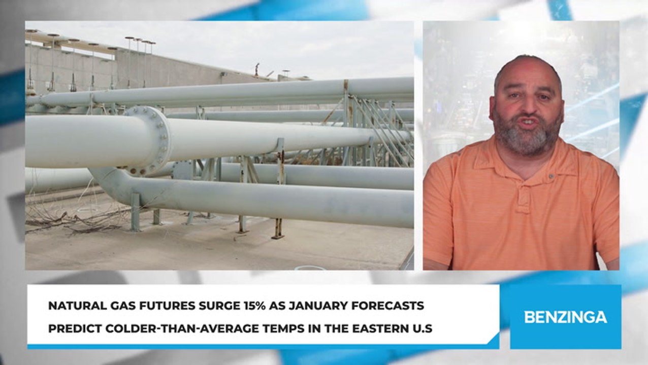 Natural Gas Futures Surge 15% as January Forecasts Predict Colder-Than-Average Temps in the Eastern U.S.