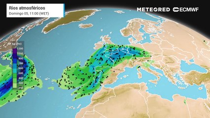 Temporal de chuva e vento dos próximos dias será reforçado por um rio atmosférico