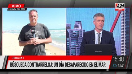 🔴 CONTINÚA LA BÚSQUEDA DE FRANCO: SE TIRÓ AL MAR PARA RESCATAR A UNA MUJER