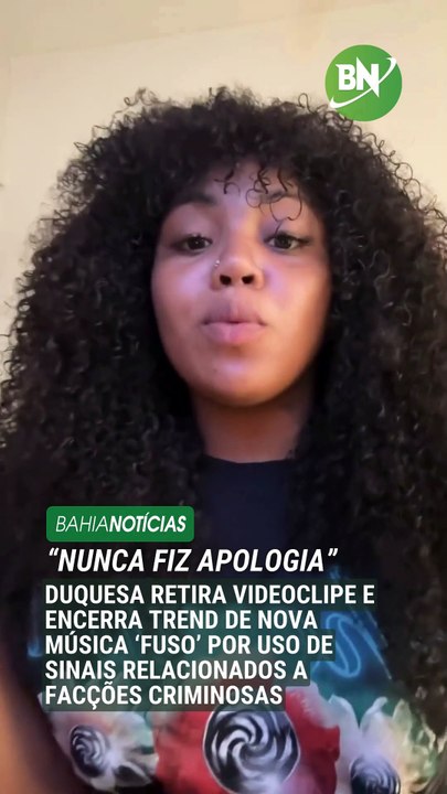 Duquesa retira videoclipe e encerra trend de nova música ‘Fuso’ por uso de sinais relacionados a facções criminosas: “Nunca fiz apologia”