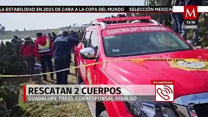 Rescatan cuerpos de dos víctimas más tras hundimiento de lancha en Hidalgo