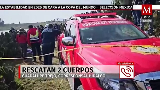 Rescatan cuerpos de dos víctimas más tras hundimiento de lancha en Hidalgo