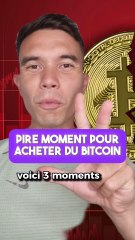 Quel est le pire moment pour acheter du bitcoin